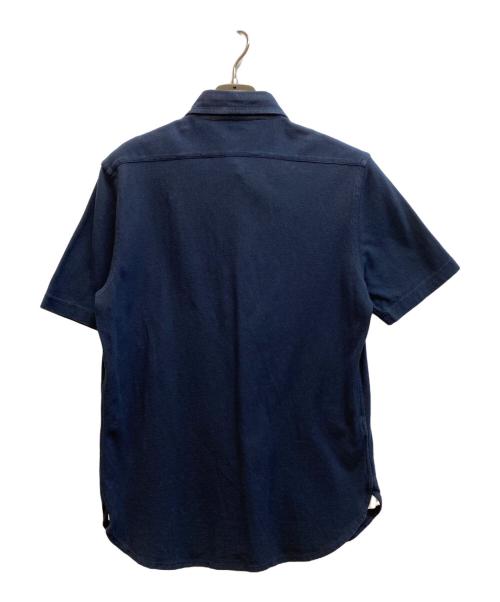 GUY ROVER（ギローバー）GUY ROVER (ギローバー) 鹿の子半袖シャツ ブラック サイズ:Mの古着・服飾アイテム