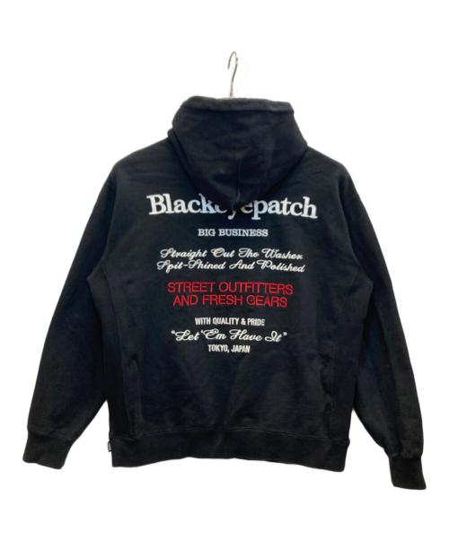 THE BLACK EYE PATCH（ブラックアイパッチ）THE BLACK EYE PATCH (ブラックアイパッチ) BIG BUSINESS STATEMENT HOODIE ブラック サイズ:XLの古着・服飾アイテム
