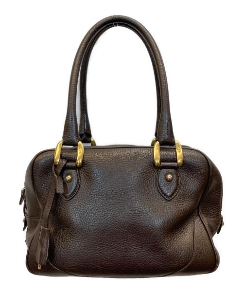 J&M DAVIDSON（ジェイ＆エム デヴィッドソン）J&M DAVIDSON (ジェイ＆エム デヴィッドソン) MINI MIA ボストンバッグ ブラウンの古着・服飾アイテム