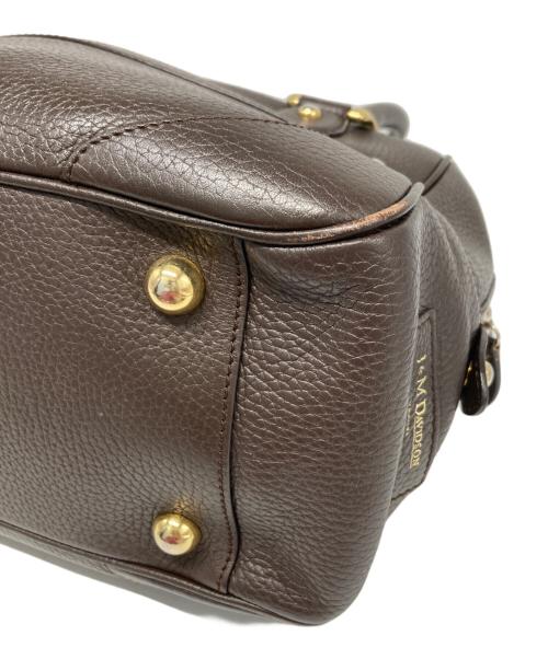J&M DAVIDSON（ジェイ＆エム デヴィッドソン）J&M DAVIDSON (ジェイ＆エム デヴィッドソン) MINI MIA ボストンバッグ ブラウンの古着・服飾アイテム