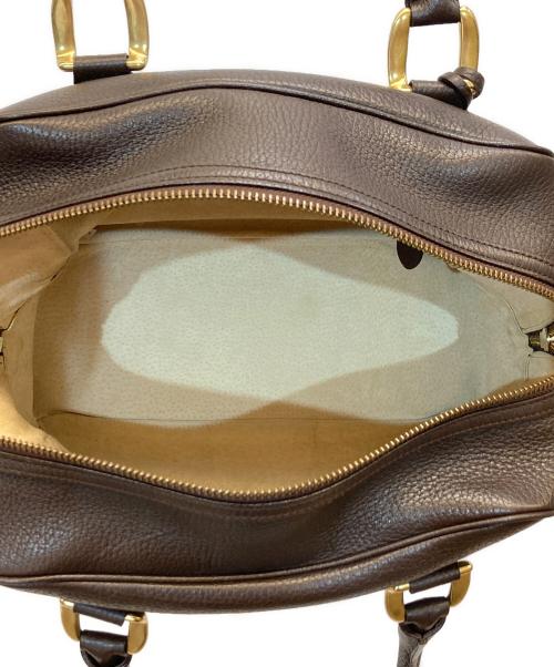 J&M DAVIDSON（ジェイ＆エム デヴィッドソン）J&M DAVIDSON (ジェイ＆エム デヴィッドソン) MINI MIA ボストンバッグ ブラウンの古着・服飾アイテム