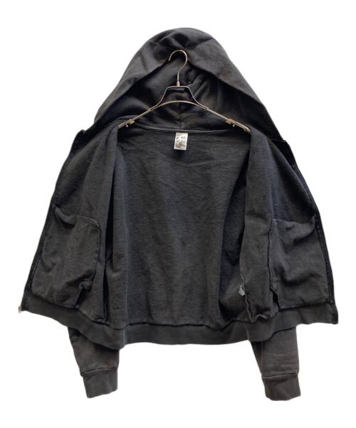 BASKETCASE GALLERY（バスケットケース ギャラリー）basketcase gallery (バスケットケース ギャラリー) BALLET zip-up フーディ グレー サイズ:Sの古着・服飾アイテム
