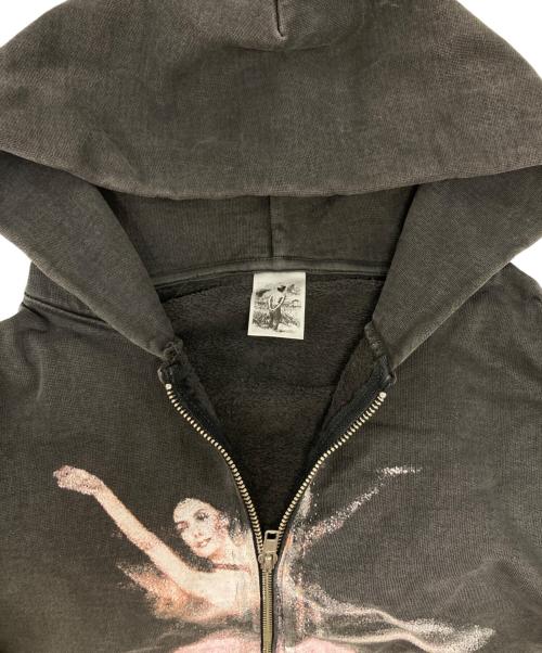 BASKETCASE GALLERY（バスケットケース ギャラリー）basketcase gallery (バスケットケース ギャラリー) BALLET zip-up フーディ グレー サイズ:Sの古着・服飾アイテム