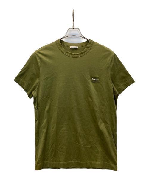 MONCLER（モンクレール）MONCLER (モンクレール) ワッペン刺繍Tシャツ カーキ サイズ:Lの古着・服飾アイテム