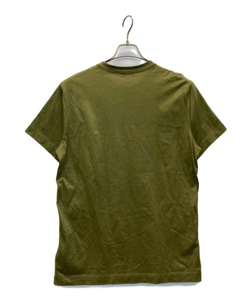 MONCLER（モンクレール）MONCLER (モンクレール) ワッペン刺繍Tシャツ カーキ サイズ:Lの古着・服飾アイテム