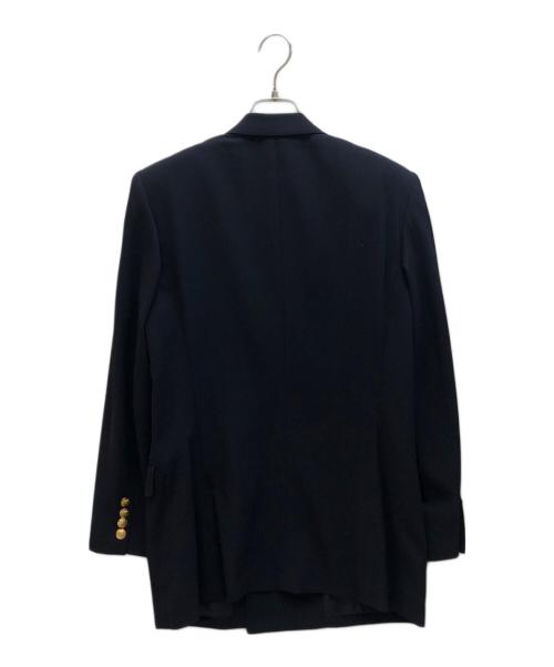 Aquascutum（アクアスキュータム）Aquascutum (アクアスキュータム) ダブルテーラードジャケット ネイビー サイズ:9の古着・服飾アイテム