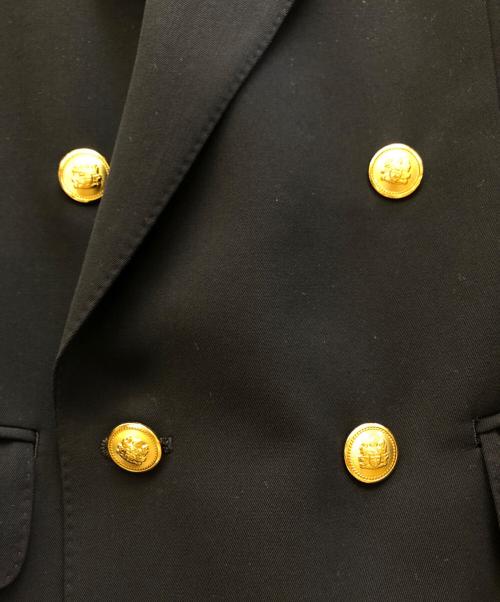 Aquascutum（アクアスキュータム）Aquascutum (アクアスキュータム) ダブルテーラードジャケット ネイビー サイズ:9の古着・服飾アイテム