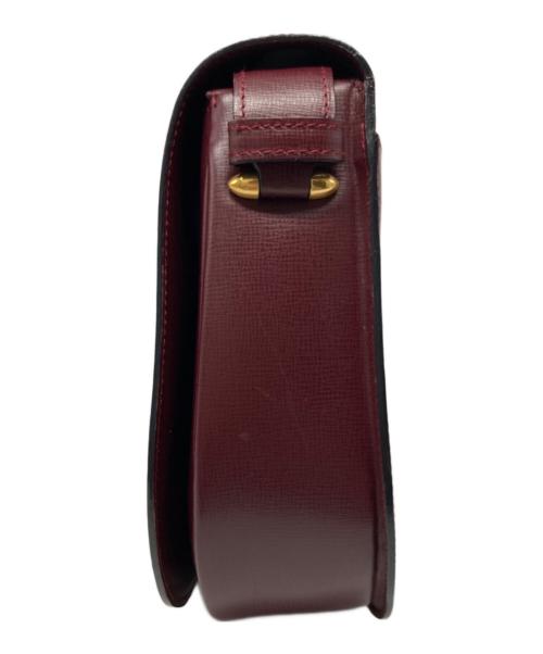 Cartier（カルティエ）Cartier (カルティエ) ショルダーバッグ ボルドーの古着・服飾アイテム