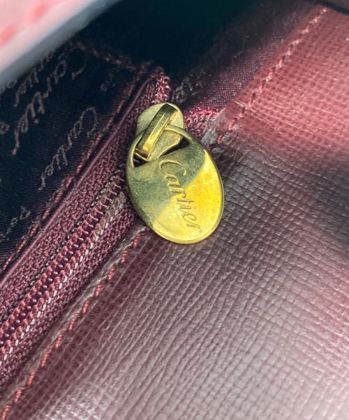 Cartier（カルティエ）Cartier (カルティエ) ショルダーバッグ ボルドーの古着・服飾アイテム