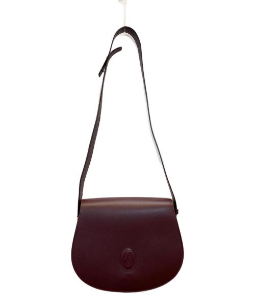 Cartier（カルティエ）Cartier (カルティエ) ショルダーバッグ ボルドーの古着・服飾アイテム