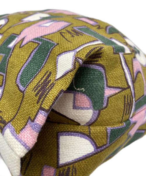 MARNI（マルニ）MARNI (マルニ) 幾何学キャンバストートバッグ カーキの古着・服飾アイテム