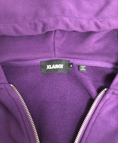 X-LARGE（エクストララージ）X-LARGE (エクストララージ) ジップパーカー / 101234012012 パープル サイズ:Mの古着・服飾アイテム