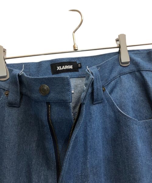 X-LARGE（エクストララージ）X-LARGE (エクストララージ) CROWN PAINTER PANTS インディゴ サイズ:32の古着・服飾アイテム