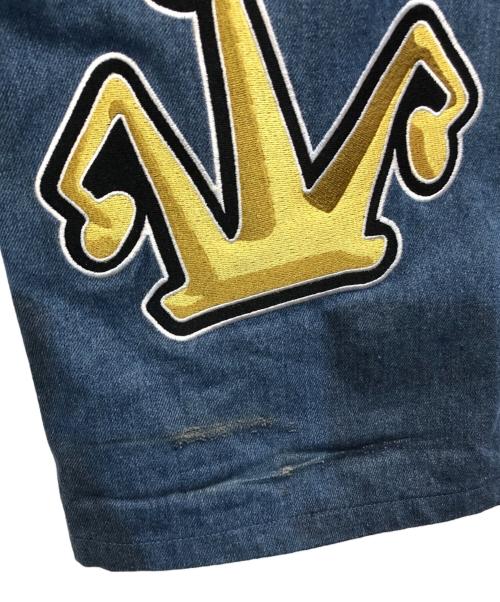 X-LARGE（エクストララージ）X-LARGE (エクストララージ) CROWN PAINTER PANTS インディゴ サイズ:32の古着・服飾アイテム