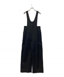 CLANE（クラネ）の古着「DEEP U NECK SALOPETTE」｜ブラック