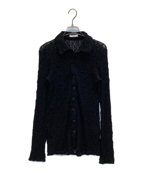 CLANE（クラネ）CLANE (クラネ) LADY LACE SHIRT ブラック サイズ:1の古着・服飾アイテム