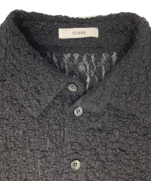 CLANE（クラネ）CLANE (クラネ) LADY LACE SHIRT ブラック サイズ:1の古着・服飾アイテム