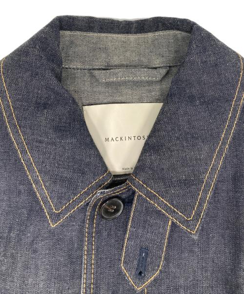 MACKINTOSH（マッキントッシュ）MACKINTOSH (マッキントッシュ) デニムステンカラーコート インディゴ サイズ:42の古着・服飾アイテム