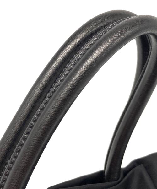 PRADA（プラダ）PRADA (プラダ) リボンハンドバッグ ブラックの古着・服飾アイテム