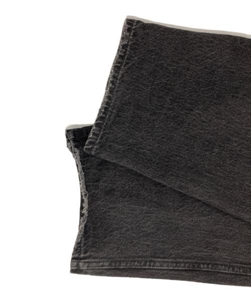 Curensology（カレンソロジー）Curensology (カレンソロジー) カーヴィーデニムパンツ ブラック サイズ:32の古着・服飾アイテム