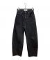 Curensology（カレンソロジー）の古着「カーヴィーデニムパンツ」｜ブラック
