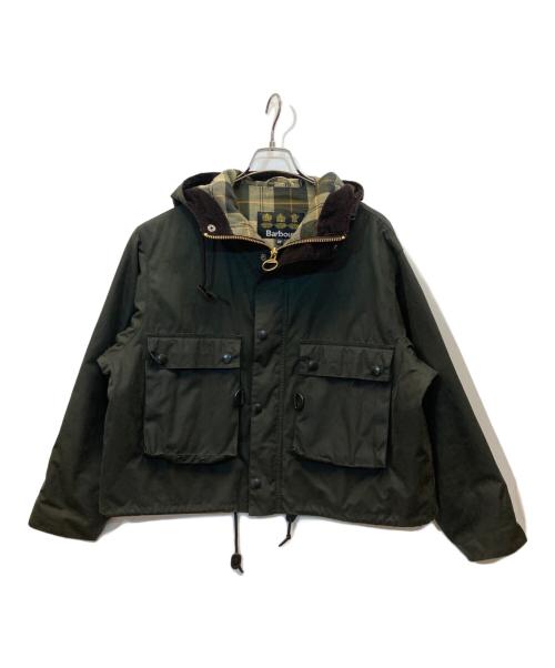 Barbour（バブアー）Barbour (バブアー) KAPTAIN SUNSHINE (キャプテンサンシャイン) Field Short Hoody Jacket グリーン サイズ:36の古着・服飾アイテム