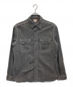 SUGAR CANEシュガーケーン）の古着「JEAN CORD WORK SHIRT」｜グレー