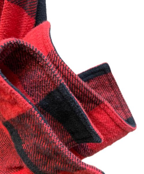 SUGAR CANE（シュガーケーン）SUGAR CANE (シュガーケーン) TWILL CHECK WORK SHIRT レッド サイズ:Largeの古着・服飾アイテム