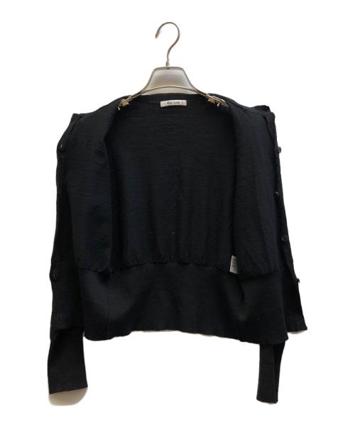 Whim Gazette（ウィムガゼット）Whim Gazette (ウィムガゼット) ヘンプカーディガン ブラック サイズ:Freeの古着・服飾アイテム
