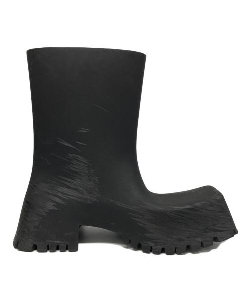 BALENCIAGA（バレンシアガ）BALENCIAGA (バレンシアガ) トルーパーラバーブーツ ブラック サイズ:JP 26の古着・服飾アイテム