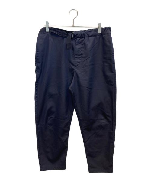OAMC（オーエーエムシー）OAMC (オーエーエムシー) クロップドスラックスイージーパンツ ネイビー サイズ:Lの古着・服飾アイテム