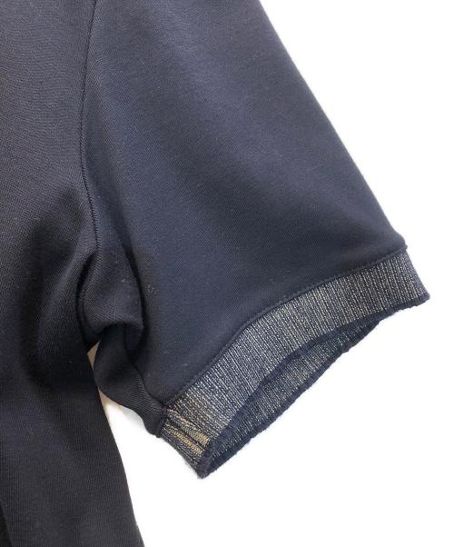 ESTNATION（エストネーション）ESTNATION (エストネーション) コンビネーションリブカットソー ネイビー サイズ:Ⅿの古着・服飾アイテム