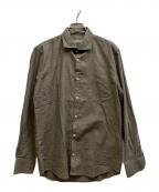 SEEKER GROOVEシーカーグルーブ）の古着「コットンリネンシャツ」｜カーキ