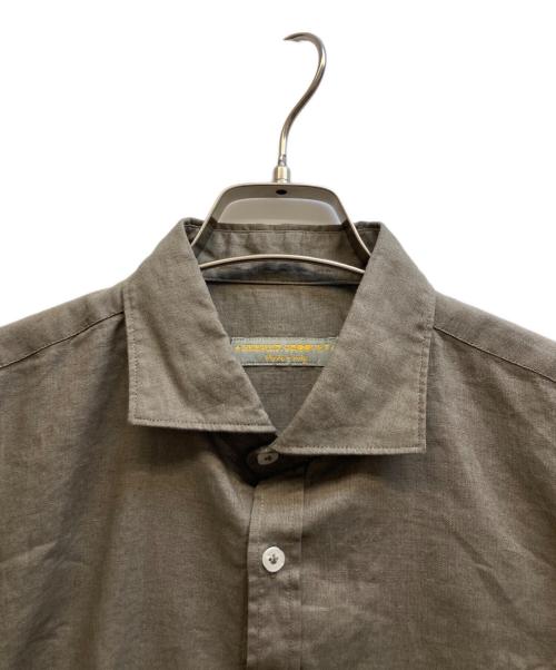 SEEKER GROOVE（シーカーグルーブ）SEEKER GROOVE (シーカーグルーブ) コットンリネンシャツ カーキ サイズ:Ⅿの古着・服飾アイテム