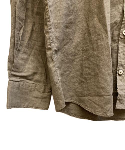 SEEKER GROOVE（シーカーグルーブ）SEEKER GROOVE (シーカーグルーブ) コットンリネンシャツ カーキ サイズ:Ⅿの古着・服飾アイテム