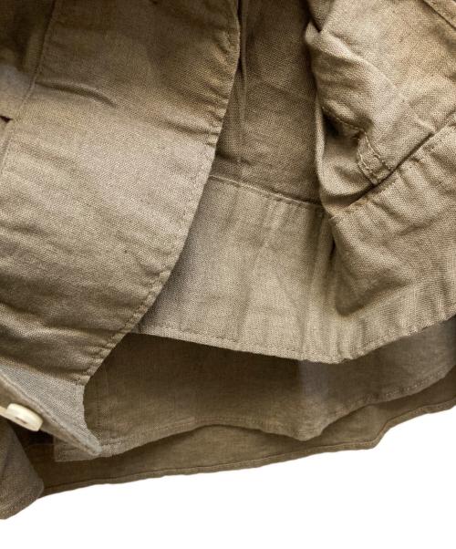 SEEKER GROOVE（シーカーグルーブ）SEEKER GROOVE (シーカーグルーブ) コットンリネンシャツ カーキ サイズ:Ⅿの古着・服飾アイテム