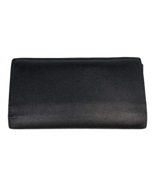 Saint Laurent Paris（サンローランパリ）Saint Laurent Paris (サンローランパリ) 長財布 ブラックの古着・服飾アイテム