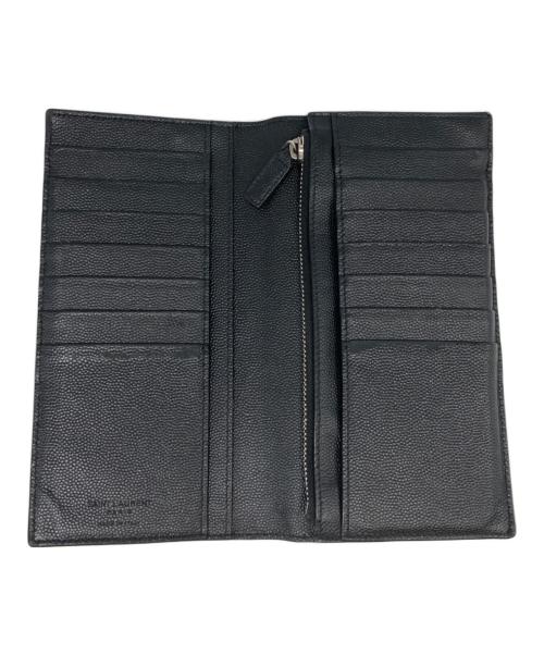Saint Laurent Paris（サンローランパリ）Saint Laurent Paris (サンローランパリ) 長財布 ブラックの古着・服飾アイテム
