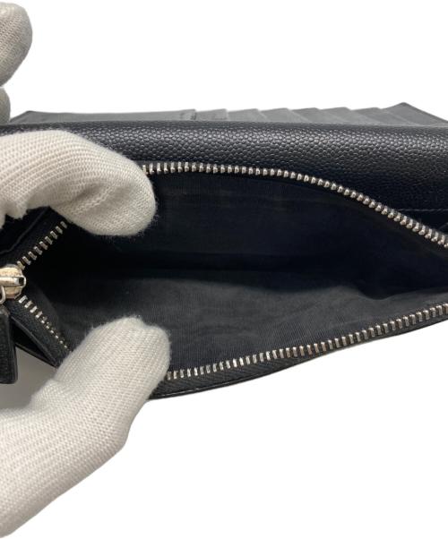 Saint Laurent Paris（サンローランパリ）Saint Laurent Paris (サンローランパリ) 長財布 ブラックの古着・服飾アイテム