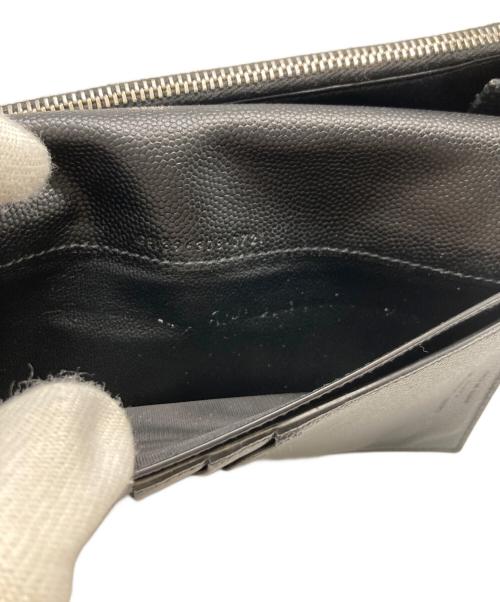 Saint Laurent Paris（サンローランパリ）Saint Laurent Paris (サンローランパリ) 長財布 ブラックの古着・服飾アイテム