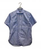 COMME des GARCONS JUNYA WATANABE MANコム デ ギャルソン ジュンヤ ワタナベ マン）の古着「ストライプS/Sシャツ」｜ブルー