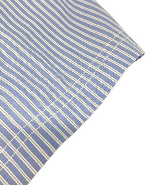 COMME des GARCONS JUNYA WATANABE MAN（コム デ ギャルソン ジュンヤ ワタナベ マン）COMME des GARCONS JUNYA WATANABE MAN (コム デ ギャルソン ジュンヤ ワタナベ マン) ストライプS/Sシャツ ブルー サイズ:Mの古着・服飾アイテム