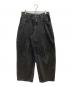 LEE（リー）の古着「バレルレッグデニムパンツ」｜ブラック