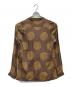 SASQUATCHfabrix. (サスクワッチファブリックス) SUN DOTS OPEN COLLAR L/S SHIRT ブラウン サイズ:M：7000円