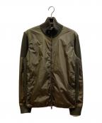 PRADA SPORTSプラダスポーツ）の古着「ナイロン切替ドライバーズニット」｜グリーン