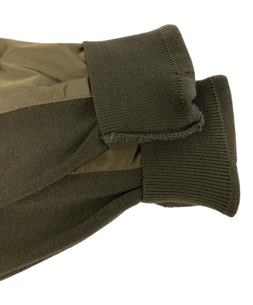 PRADA SPORTS（プラダスポーツ）PRADA SPORTS (プラダスポーツ) ナイロン切替ドライバーズニット グリーン サイズ:48の古着・服飾アイテム