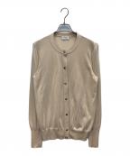 Salvatore Ferragamoサルヴァトーレ フェラガモ）の古着「クルーネックカーディガン」｜ベージュ