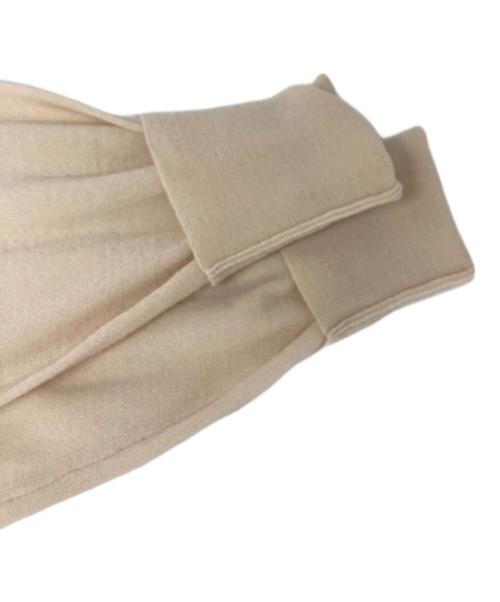 Salvatore Ferragamo（サルヴァトーレ フェラガモ）Salvatore Ferragamo (サルヴァトーレ フェラガモ) クルーネックカーディガン ベージュ サイズ:Lの古着・服飾アイテム