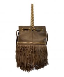 J&M DAVIDSON（ジェイ＆エム デヴィッドソン）の古着「フリンジカーニバルショルダーバッグ M」｜ブラウン