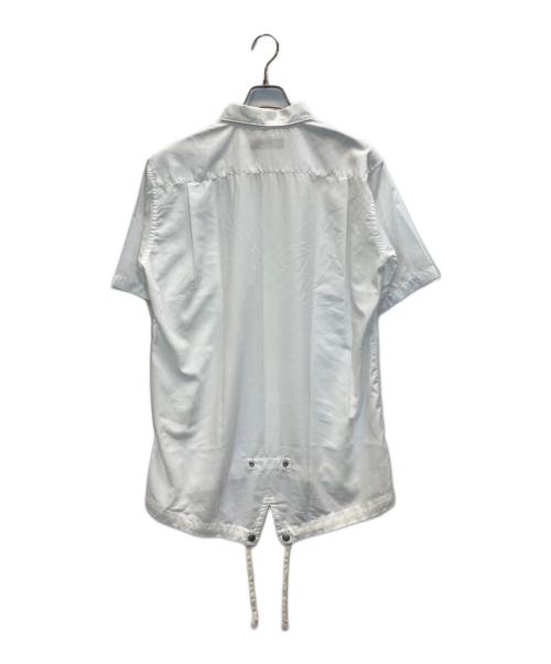 COMME des GARCONS HOMME DEUX（コムデギャルソン オム ドゥ）COMME des GARCONS HOMME DEUX (コムデギャルソン オム ドゥ) フィッシュテール半袖シャツ ホワイト サイズ:Ⅿの古着・服飾アイテム
